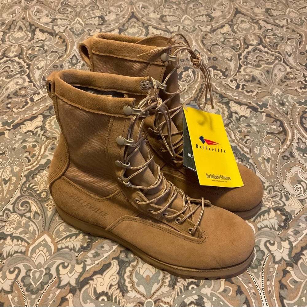 NWT Belleville 790 Waterproof Gore-Tex Vibram Flight Combat Boots Mens Sz 10.5 R